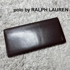 polo by RALPH LAUREN ラルフローレン 長財布 本革 レザー ブラウンのサムネイル