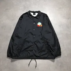 GQ5205◇HUF ：South Park コーチジャケット◇L◇ブラック ハフ サウスパーク ナイロンジャケット サウスパークのサムネイル