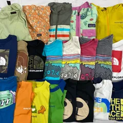 S702★ キッズ アウトドア まとめ21点セット 約70-約100 Tシャツ 薄手アウター