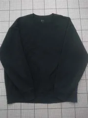 ◇ ⊇ ユニクロ UNIQLO :C クルーネック スウェットシャツ XL ブラック系 メンズ E  【1604030018777】
