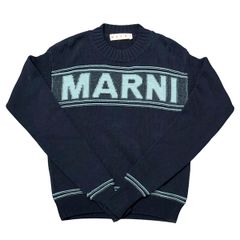 希少カラー❤︎MARNI ロゴニットセーター グリーン - メルカリ