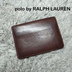 Polo by RALPH LAUREN 名刺入れ ブラウン レザー - メルカリ