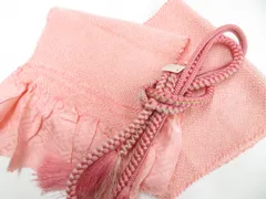 【一輝堂】和装小物 帯締め帯揚げセット   振袖用 丸組 金糸 総絞り 帯締 帯揚 26w04-4590