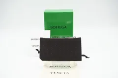 ★3日以内返品可★ 極美品 BOTTEGAVENETA ボッテガヴェネタ イントレチャート レザー フラグメントケース 805827V4LQ18803 コインケース ブラウン レザー メンズ
