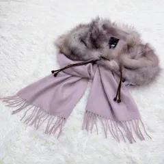 ✨ABランク FENDI フェンディ カシミヤ キャンディストール マフラー ストール　「50EL」のサムネイル