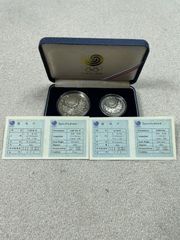 1988年 ソウルオリンピック 記念銀貨 2種セット シルバー925 - メルカリ