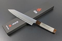 ち*ん様 堺孝行 魚屋の森さんコラボ 牛刀 200mm 白ニ スタビライズド