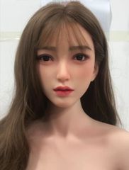 セール中‼️【リアルドールヘッド】ソフトシリコン製・ウィッグ付き