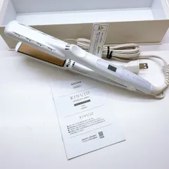 《最新モデル＊新品同様》 KINUJO 絹女 ストレート アイロン ホワイト LM-225 ,2604N194