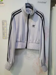 アディダス 3本線 クロップド トラック ジャケット サイズ66