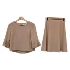 UNTITLED(アンタイトル) スカートセットアップ レディース美品  ピンクベージュ