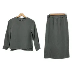 INDIVI(インディビ) スカートセットアップ レディース美品  グレー