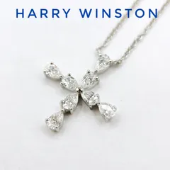 美品🌻HARRY WINSTON シンボルズ ダイヤモンド プラチナ ネックレス 約42㎝ Yのサムネイル