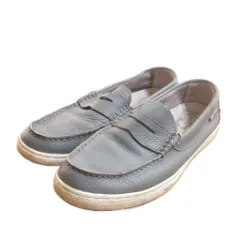 コールハーン COLE HAAN スリッポン スニーカー レザー 7 1/2 水色 ライトブルー /SJ