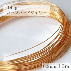 新価格 14kgf ハーフハードワイヤー 0.3mm 10m 金属アレルギー対応