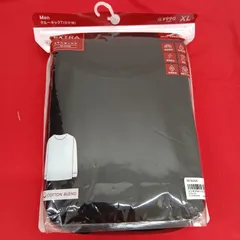 新品 GU ウォームコットン XL メンズ クルーネックT 九分袖 ジーユーのサムネイル