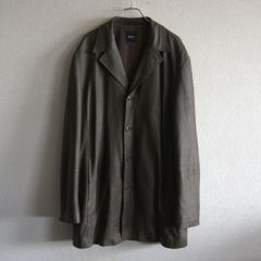HUGO BOSS ヒューゴボス ネイビー チェスター 薄手 52 2XL伸縮性 