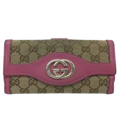 グッチ 二つ折り財布 Wホック GGキャンバス 楽天市場】GUCCI グッチ 小銭入れ付きWホック二つ折り財布ダブルG