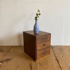 アンティーク 引き出し 3段 古道具 Y842