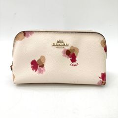 COACH リンゴ柄 ホワイトポーチ - メルカリ