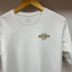 古着 L NIKE ナイキ Tシャツ 半袖 白 ホワイト 国旗 プリント 世界地図