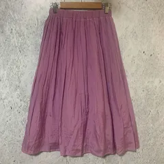 Jewel Changes ジュエルチェンジズ エアリーギャザー マキシスカート パープル 〇□のサムネイル