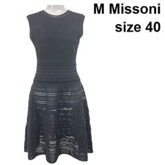 M MISSONI ノースリーブ ニットワンピース - メルカリ