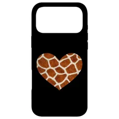 【新品】 ハートとキリン柄のデザイン。 スマホケース iPhone 17 Pro Max 用