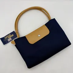 MICHIKO LONDON JEANS（ミチコロンドン ジーンズ）トートバッグ エコバッグ ブルー 折り畳み サブバッグ！のサムネイル