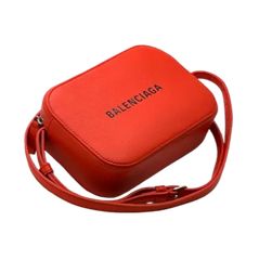 正規品バレンシアガ トートバッグ エブリデイトート S レザー レッド 
