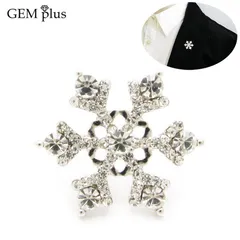 ピンブローチ ラペルピン メンズ 雪の結晶 ブローチ レディース スノーフレーク 結婚式 KS55003