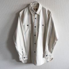 【美品】NIGEL CABOURN LYBRO【ARCTIC SHIRT COTTON STRIP 】 ナイジェルケーボン  シャツ s2510012 美品】NIGEL CABOURN LYBRO【ARCTIC SHIRT COTTON STRIP 】 ナイジェル