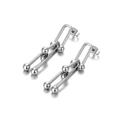 海外セレクト シルバーピアス モードアクセ 大人気ワンポイント - メルカリ