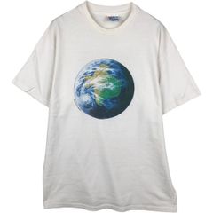 90s USA製古着 ヴィンテージ メッセージTシャツ 地球 環境保護 薬物 