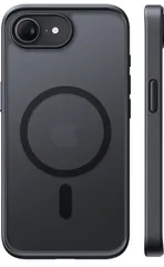 ★TORRAS 対応 iPhone 17e ケース【米軍進化耐久・高强力マグネット】Magsafe対応 2026 半透明 耐衝撃 マット感 黄ばみなし 米軍MIL規格認証 レンズ保護 マグセーフ対応 6.1インチ Guardian-Mag マットブラック