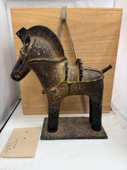 木彫り 馬そり①北海道開拓馬橇 優良工芸品特選 - メルカリ