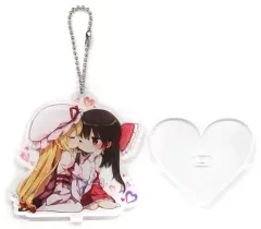 【中古】同人アクセサリー・小物系 【東方Project】アクリルキーホルダーフィギュア 博麗霊夢＆八雲紫(shnva) /少女恋歌