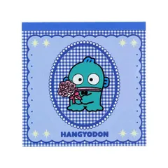 【メール便】ハンギョドン メモ帳 スクエアメモ チェック サンリオ サンスター文具 新学期準備文具 キャラクター グッズ 