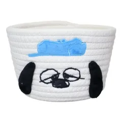 スヌーピー 卓上収納 ロープバスケット Sサイズ オラフ ピーナッツ 小物入れ 収納ケース キャラクター グッズ 