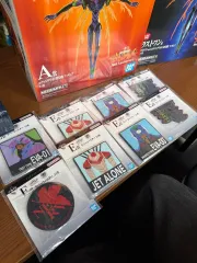 (未開封)エヴァンゲリオン 一番くじ E賞 ラバーコースター 8個 まとめ