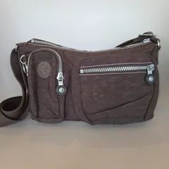 Kipling ナイロン ショルダーバッグ／ ミニ ブラウン 軽量のサムネイル