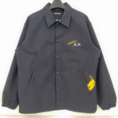 05w20252 UNIQLO×KAWS×Andy Warhol ユニクロ カウズ アンディ・ウォーホル  カウズ + ウォーホル コーチジャケット  ブラック L  ベトナム製 メンズ  アウター  ポリエステル  【中古品】
