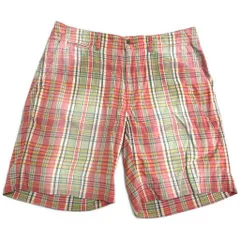 Polo by Ralph Lauren ポロ ラルフローレン ショートパンツ チェック マルチカラー(メンズ W34)中古 古着 X9196
