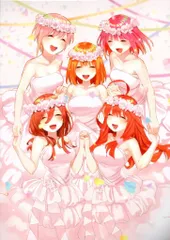 映画 五等分の花嫁 来場者特典 春場ねぎ EDイラスト A5サイズカード 6週目