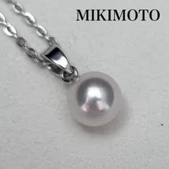 【極美品✨MIKIMOTO】 あこや真珠 約7.2mm パール ネックレス 純正チェーン アコヤパール 本真珠