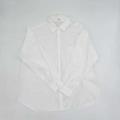 a.v.v.　アーヴェヴェ　イージーケアベーシックシャツ　ホワイト　Sサイズ　□□