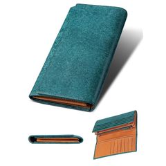 ファブリツィオ] 財布 メンズ レディース 長財布 2つ折り マチ付き