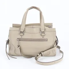 美品 マークジェイコブス クルーザー レザー 2WAY ショルダーバッグ 斜め掛け ハンド トート ベージュ レディース RBE DV18-9【中古】