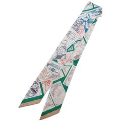 新品未使用☆HERMES フォーブルの切手愛好家 ツイリー スカーフ - メルカリ