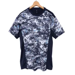 アディダス adidas クライマクール Tシャツ 半袖 ロゴ Lサイズ ネイビー系 1001466のサムネイル